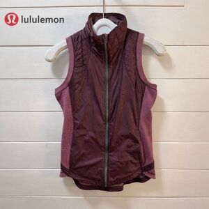 LULULEMON - Burgundy Rebel Runner Vest - Size 6
